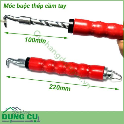 Móc buộc thép - xoắn thép ngắn