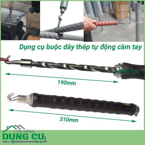 Móc xoắn thép tự động cầm tay chuyên dụng