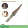 Mũi khoan bước thẳng 4-12mm phủ coban chuôi lục giác