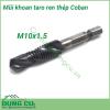 Mũi khoan taro ren M10x1.5 cao cấp thép Coban