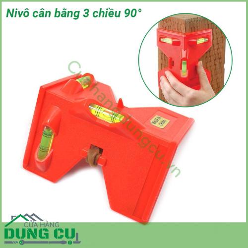 Nivo cân bằng 3 chiều 90°