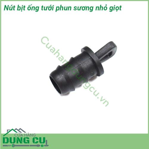Nút bít ống mềm tưới phun mưa, nhỏ giọt 16mm