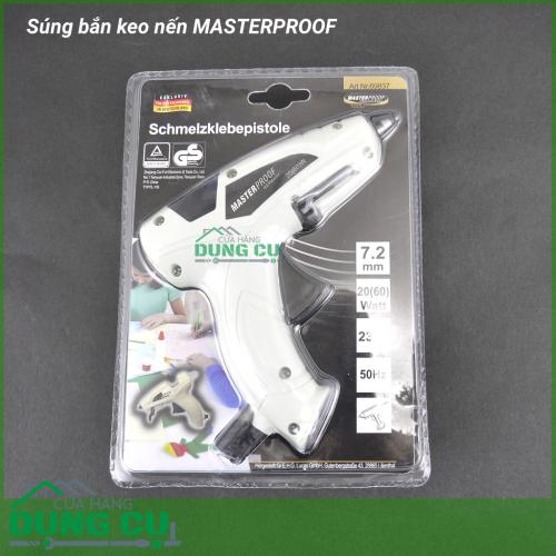 Súng bắn keo nến cao cấp ống phun 2mm dùng keo 7.2mm Masterproof