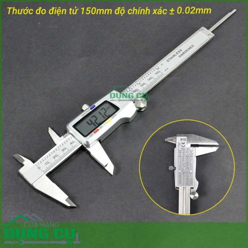 Thước kẹp điện tử thép không gỉ 150mm