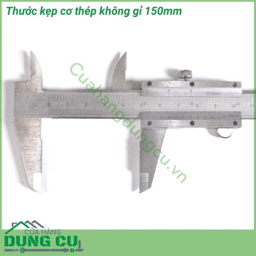 Thước kẹp cơ khí thép không gỉ 150mm