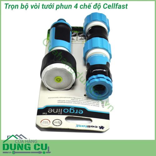 Trọn bộ vòi tưới cây rửa xe đa năng Cellfast 3/4″ 53-515