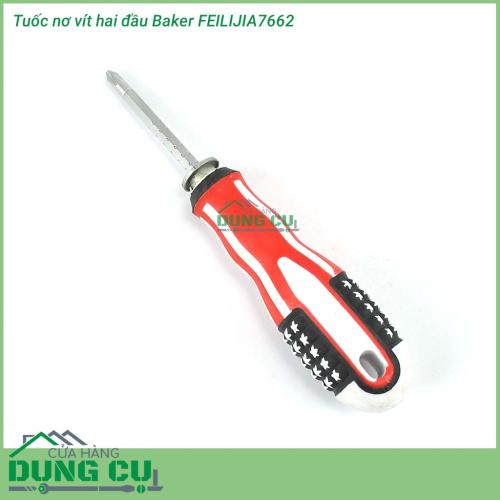 Tuốc nơ vít 2 đầu dẹt và nhọn 2 cạnh 4 cạnh Baker