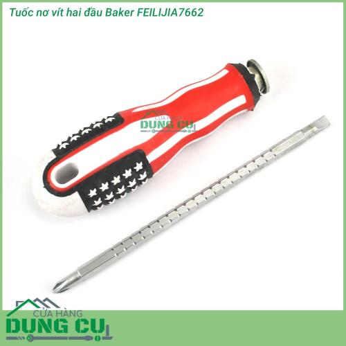 Tuốc nơ vít 2 đầu dẹt và nhọn 2 cạnh 4 cạnh Baker