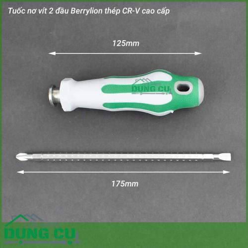 Tuốc nơ vít 2 đầu Berrylion thép CR-V cao cấp