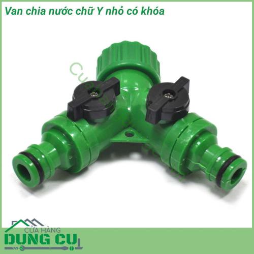 Van chia nước chữ Y có khóa loại nhỏ