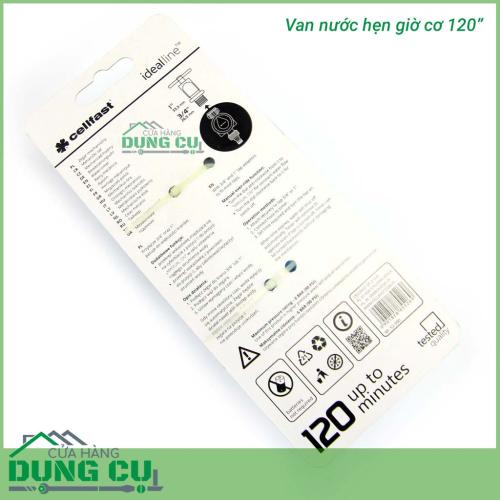 Van nước hẹn giờ cơ 120 phút