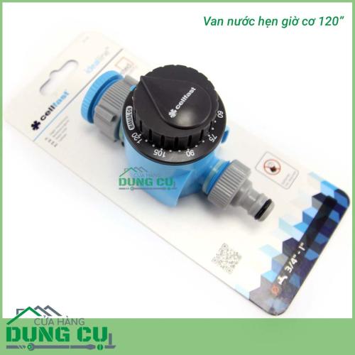 Van nước hẹn giờ cơ 120 phút