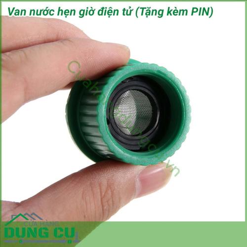 Van nước hẹn giờ điện tử chạy PIN