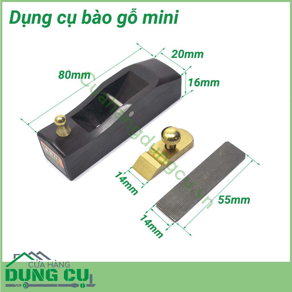 Dụng cụ bào gỗ mini cầm tay dành cho thợ mộc