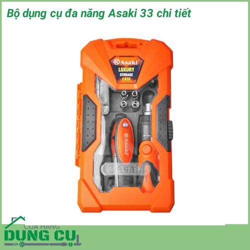 Bộ dụng cụ đa năng Asaki 33 chi tiết