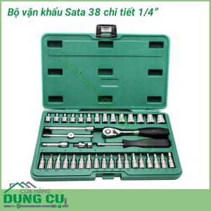 Bộ vặn khẩu Sata 38 chi tiết 1/4