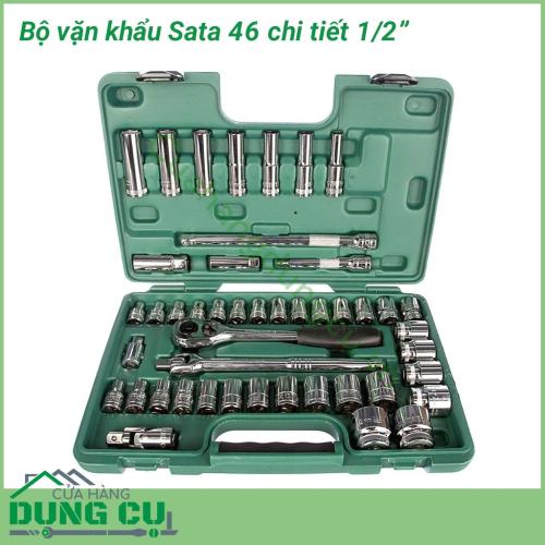 Bộ vặn khẩu Sata 46 chi tiết dành cho thợ