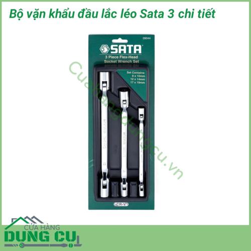 Bộ vặn khẩu lắc léo Sata 3 chi tiết