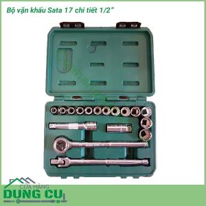 Bộ vặn khẩu 17 chi tiết Sata 1/2