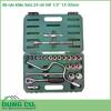 Bộ vặn khẩu 24 chi tiết Sata 1/2 inch 12-32mm