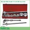 Bộ vặn khẩu Asaki mạ crom bóng 15 chi tiết 3/4 inch