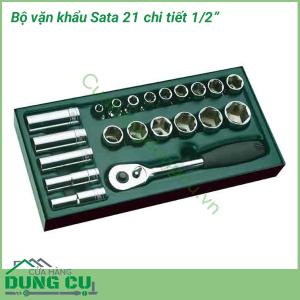 Bộ vặn khẩu Sata 21 chi tiết