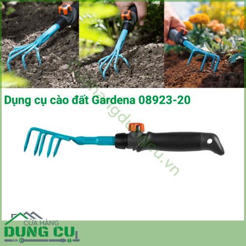 Dụng cụ cào đất mini Gardena 08923-20 là giúp xới tơi đất và loại bỏ tận gốc cỏ dại, cây dại làm hại cây, hoa trong vườn. Dụng cụ cào đất mini là dụng cụ làm vườn không thể thiếu cho khu vườn nhỏ của gia đình bạn.