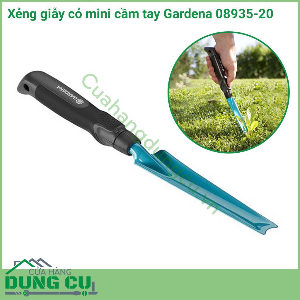 Xẻng giẫy cỏ mini cầm tay Gardena 08935-20