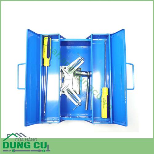 Hộp đựng dụng cụ đa năng SU340-2 2 tầng 3 ngăn màu xanh