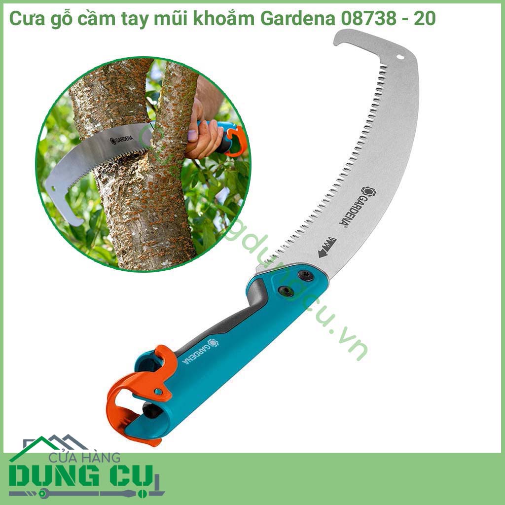 Cưa gỗ cầm tay mũi khoắm Gardena 08738-20