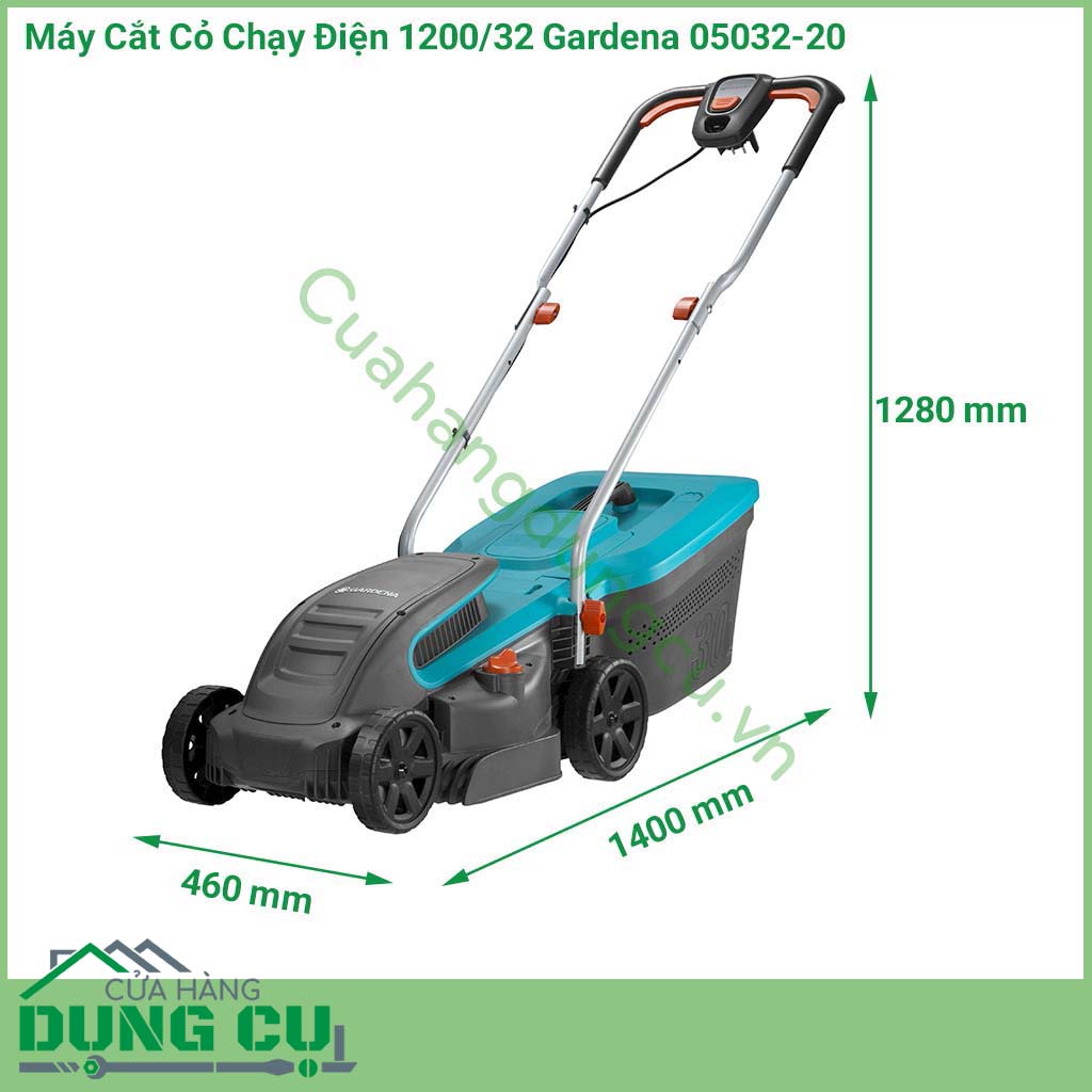 Máy cắt cỏ chạy điện 1200/32 Gardena 05032-20