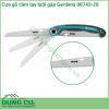 Cưa gỗ cầm tay lưỡi gập Gardena 08743-20 có khóa chốt an toàn, giúp bạn vận hành một cách ổn định, chịu được lực cưa bền bỉ. Đây được xem là vật dụng không thể thiếu cho người thợ vườn chuyên nghiệp. 