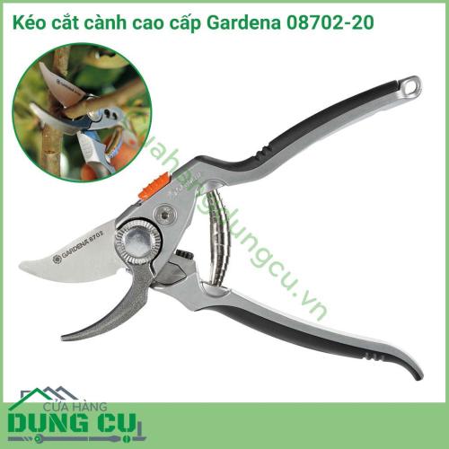 Kéo cắt cành cao cấp Gardena 08702-20 được làm từ chất liệu cao cấp, đem đến sự bền bỉ trong quá trình hoạt động. Kéo phù hợp cho những người thường xuyên chăm sóc cây cảnh và bonsai.