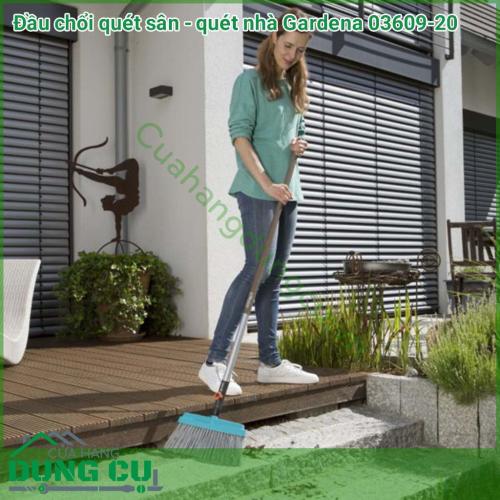 Đẩu chổi quét sân vườn nhà Gardena 03690-20 có độ rộng 32 cm, được làm từ nhựa polypropylen cao cấp giúp là lựa chọn lý tưởng của bạn để làm sạch dễ dàng khu vực sân thượng, ban công hoặc trong sân vườn.