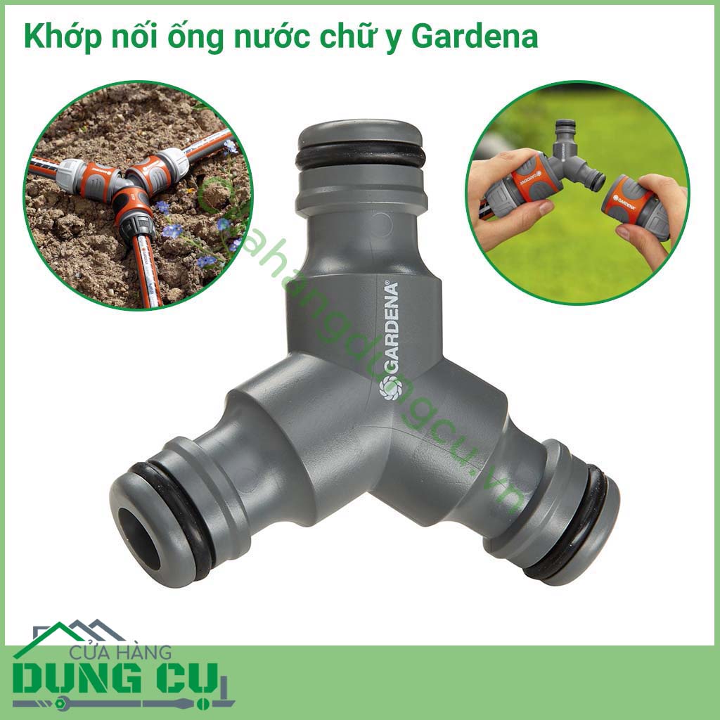 Khớp nối ống nước chữ y Gardena