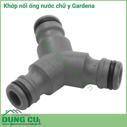 Khớp nối ống nước chữ y Gardena 00934-50 Nếu vườn của bạn chỉ có một nguồn cấp nước nhưng bạn muốn tưới cho 2 khu vực tại cùng một thời điểm bạn có thể sử dụng để vừa có thể tưới cho thảm cỏ trong khi vẫn tưới được cho cả những luống hoa.