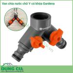 Van chia nước chữ y có khóa Gardena