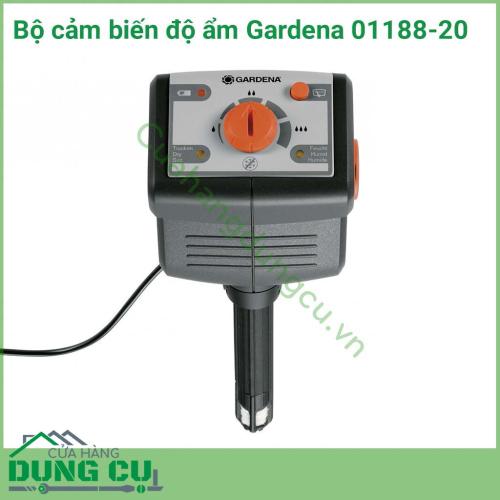 Bộ cảm biến độ ẩm Gardena 01188-20 bạn chỉ đơn giản cắm nó xuống dưới đất, độ ẩm của đất sẽ được đo lường để cho việc tưới tự động được thực hiện một cách chính xác nhất.