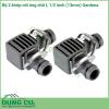 Bộ 2 khớp nối ống chữ L 1/2 inch (13mm) Gardena 08382-20 là một phần trong hệ thống tưới nhỏ giọt Gardena sử dụng để kết nối cho việc đi đường ống tưới.