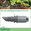 Đầu tưới một hướng Gardena 01372-20 là dòng sản phẩm nằm trong hệ thống tưới nhỏ giọt của hãng Gardena, đầu tưới thích hợp đặt tại vị trí có khoảng không gian hẹp và dài như những luống hoa trồng sát tường