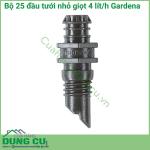 Bộ 25 đầu tưới nhỏ giọt 4 lít/H Gardena