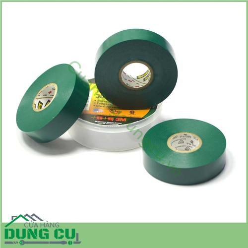 Băng kéo điện cao cấp 3M Scotch 35 Green là loại keo chống cháy thân thiện với môi trường an toàn cho bạn có thể sử dụng trong điều kiện thời tiết thay đổi liên tục