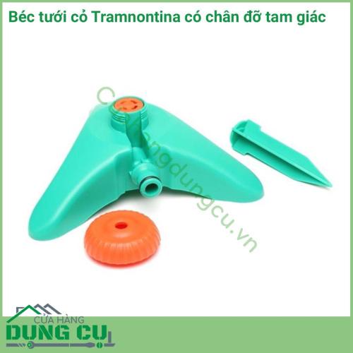 Đầu tưới thảm cỏ Tramontina chân đỡ tam giác 78523500 được dùng để tưới vườn, tưới thảm cỏ. Đầu tưới thảm cỏ Tramontina chân đỡ tam giác được làm bằng chất liệu chất lượng cao. Dùng để tưới vườn và tưới thảm cỏ rất tiện lợi.