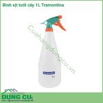 Bình tưới cây 1L Tramontina giúp cho việc tưới cây của bạn luôn xanh tốt. Sản phẩm được làm bằng vật liệu chất lượng cao, bình xịt tưới Tramontina 1L an toàn, thiết thực và hiệu quả cao.