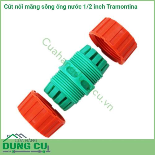 Cút nối măng sống ống nước 1/2 inch Tramontina giúp kết nối nhanh ống nước 2 ống nước phi 1/2 inch lại với nhau một cách nhanh chóng. Sản phẩm được làm bằng nguyên liệu chất lượng cao, có khả năng chống chộ được với các tác nhân thời tiết.