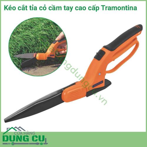 Kéo cắt tỉa cỏ cao cấp cầm tay Tramontina được làm từ chất liệu cứng hoàn toàn, đảm bảo độ bền cao hơn và độ mài mòn thấp hơn trong quá trình sử dụng.