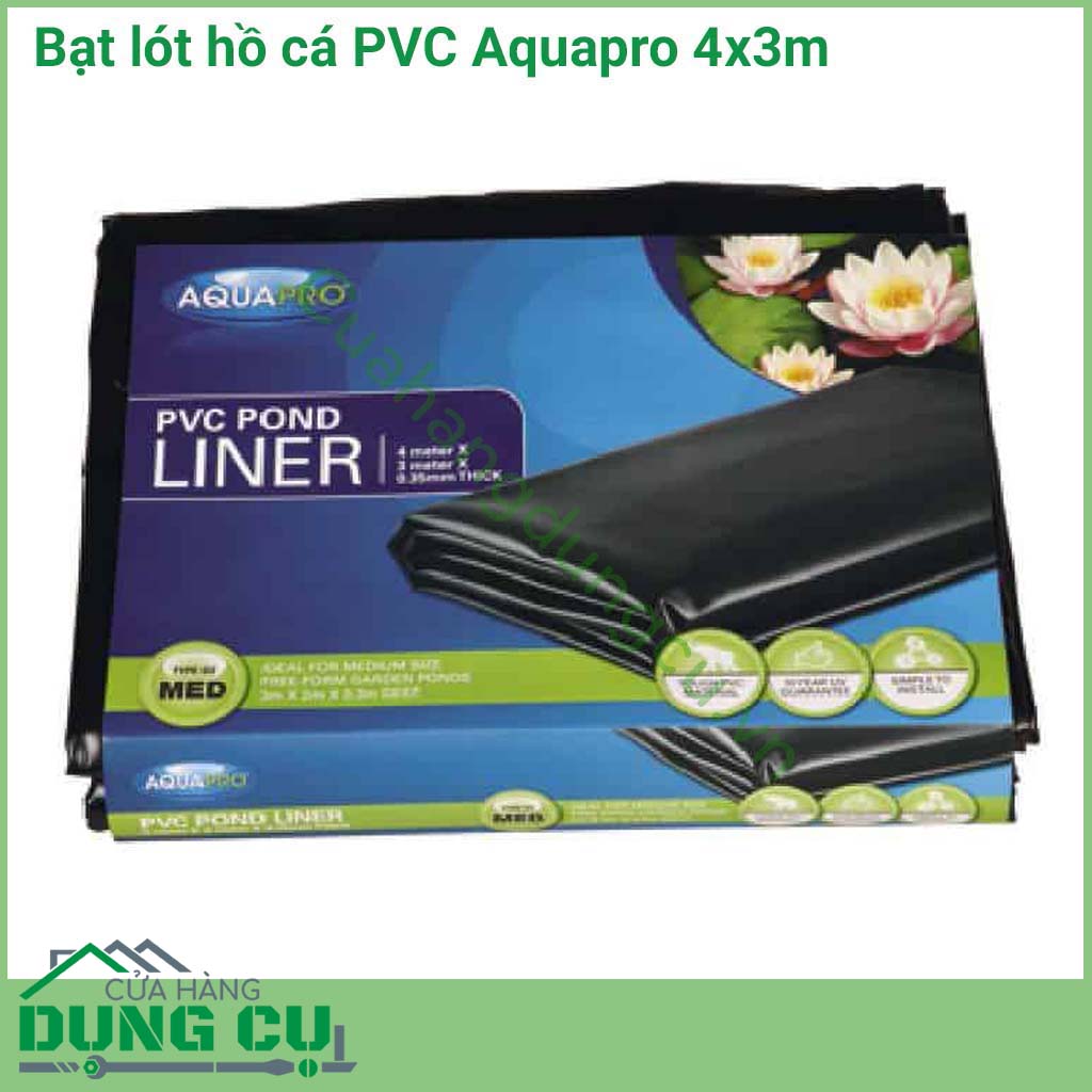 Bạt lót bể cá PVC Aquapro 4x3m