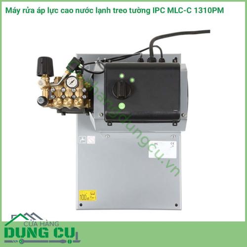 Máy rửa áp lực cao nước lạnh treo tường IPC MLC-C 1310PM có khả năng làm sạch mạnh mẽ, xịt rửa được hầu hết các loại bụi bẩn, xịt được các bề mặt khác nhau, nhà xưởng, rửa xe ô tô,....