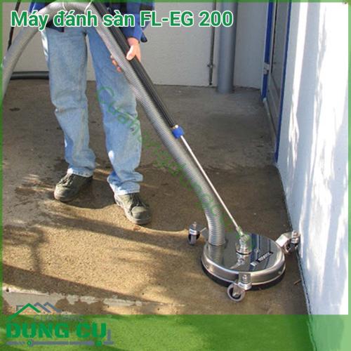 Máy đánh sàn FL-EG 200 là máy làm sạch đa chức năng, trọng lượng nhẹ, phù hợp để làm sạch mọi bề mặt như sàn, cầu thang, vỉa hè, tường...