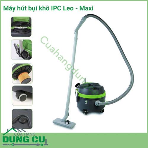 Máy hút bụi khô IPC Leo - Maxi là thiết bị được sử dụng để hút hết những bụi bẩn trên các bề mặt như sàn nhà hay mặt ghế salon … Các chất bẩn sẽ được thu thập bằng cách thu vào một túi đựng hoặc trộn vào luồng khí để xử lý sau. 